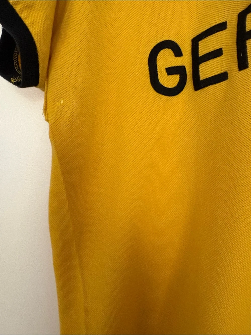 Polo Ralph Lauren Germany GER 10 Big Pony Rugby Polo Shirt Yellow XL